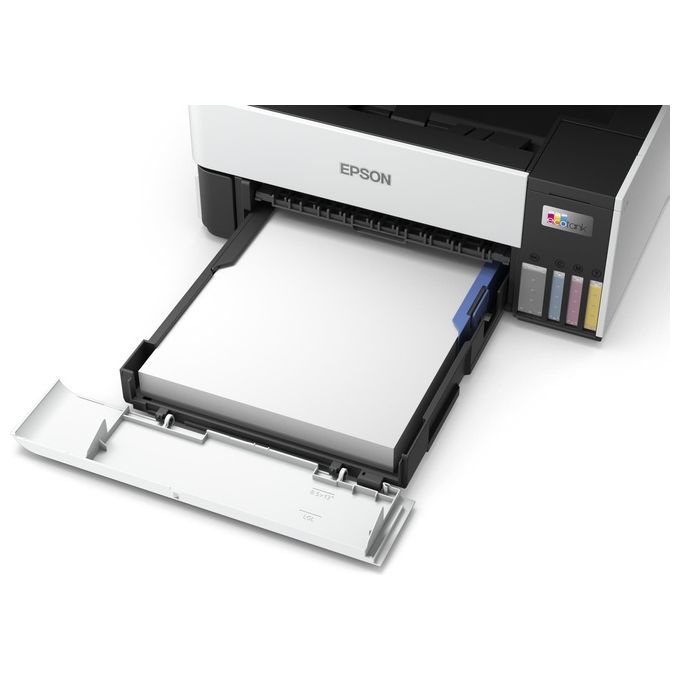 Epson ET-5170 EcoTank Stampante Multifunzione A4 con Serbatoi d'Inchiostro Wi-Fi Ethernet Stampa Fronte Retro Touch Screen 6.1 cm ADF colore Nero