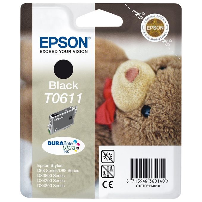 Epson cartuccia nero durabrite ultra