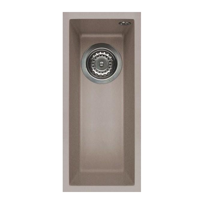 Elleci LGQ05043BSO Quadra 50 Lavello Granitek 1 Vasca 23 cm Tortora