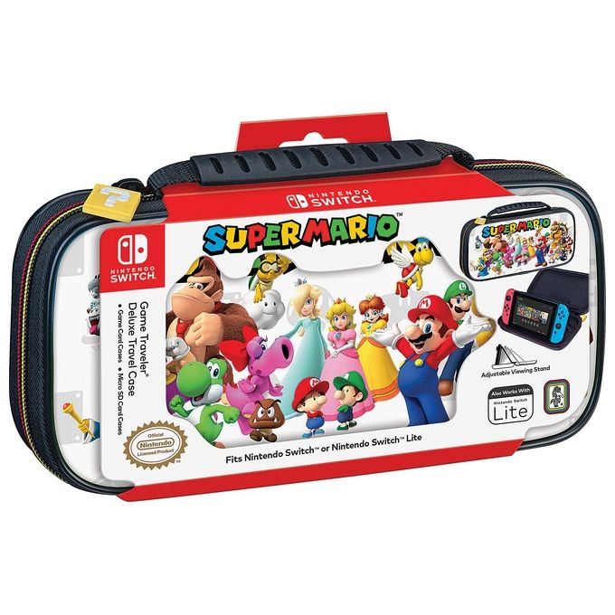 Bigben Custodia Super Mario and Friends Switch-Switch Lite Ufficiale Nintendo