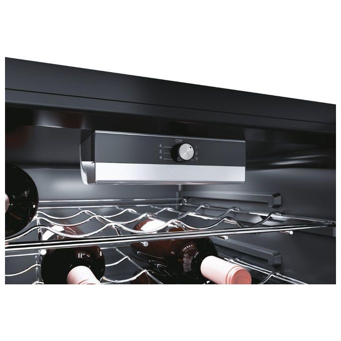 Candy Cantinetta Vino 41 Bottiglie Classe Energetica G 6 Ripiani 85 cm Nero per Conservazione Ottimale del Vino