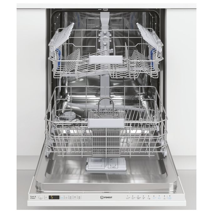 Indesit I3I D741O Lavastoviglie da Incasso 14 Coperti Classe C Incassata a Scomparsa Totale 60 cm