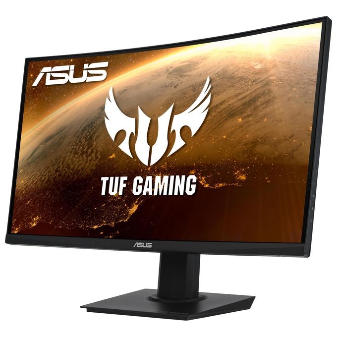 ASUS Monitor 23.6'' LED VA Gaming Curvo VG24VQE 1920x1080 Full HD Tempo di Risposta 1 ms Frequenza di Aggiornamento 165 (Hz)