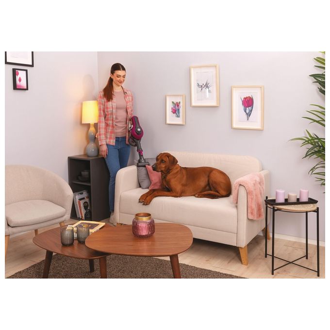Hoover HF1 HF110P 011 Scopa Elettrica Senza Sacchetto 0.9 Litri 170W Magenta