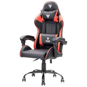 Itek Gaming Chair RHOMBUS PF10 - PVC, Doppio Cuscino, Schienale Reclinabile, Nero Rosso