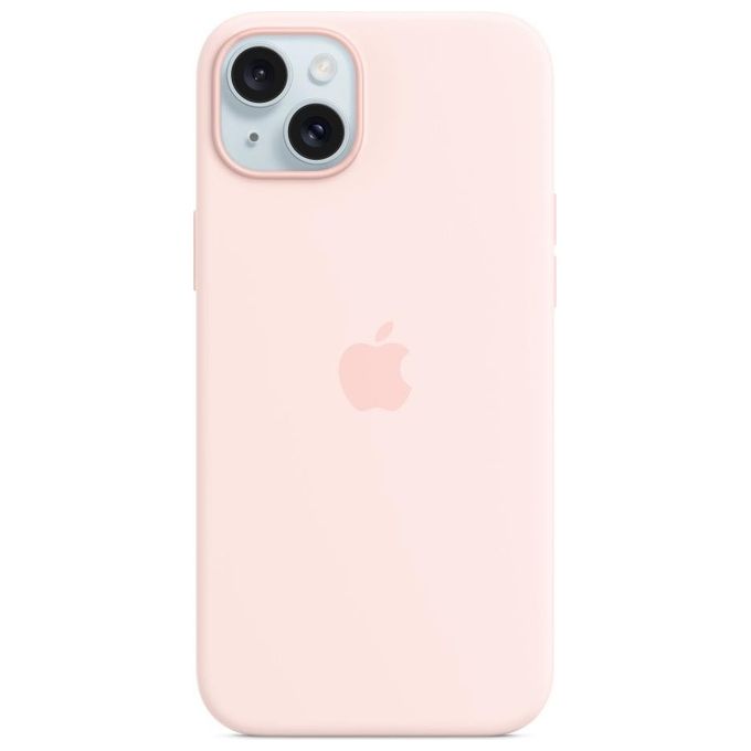 Apple Custodia MagSafe in Silicone per iPhone 15 Plus Rosa Confetto ​​​​​​​