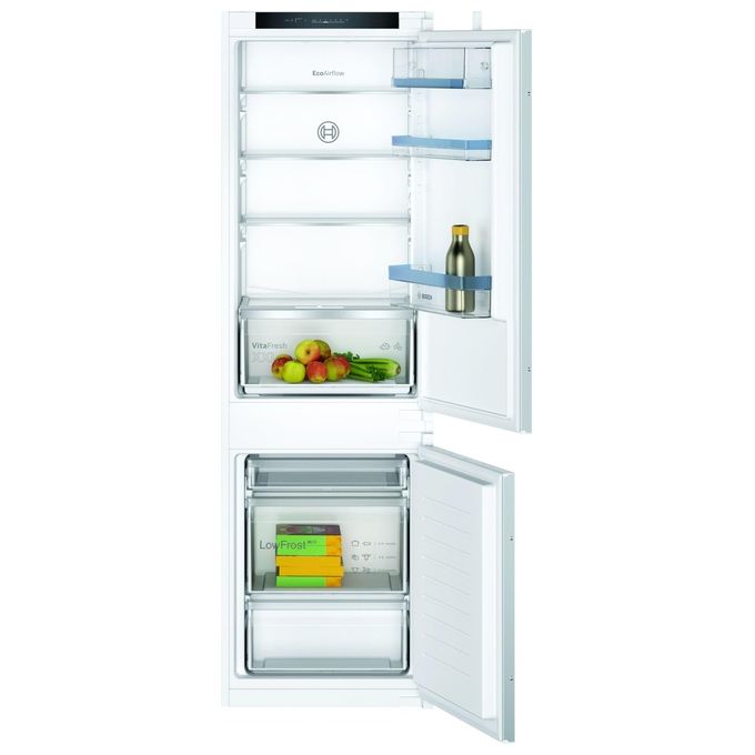 Bosch KIV86VSE0 Serie 4 Frigorifero Combinato da Incasso Capacita' 267 Litri Classe energetica E 177,2 cm Bianco