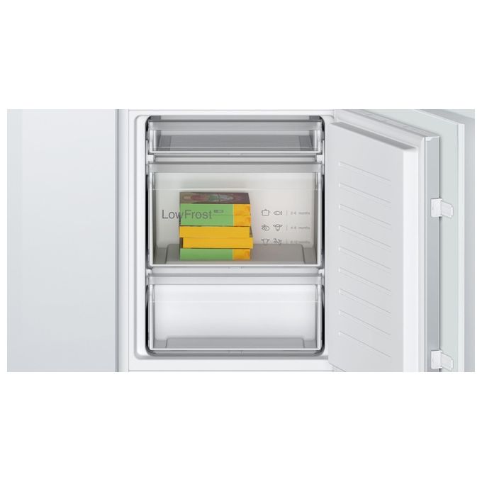 Bosch KIV86VSE0 Serie 4 Frigorifero Combinato da Incasso Capacita' 267 Litri Classe energetica E 177,2 cm Bianco