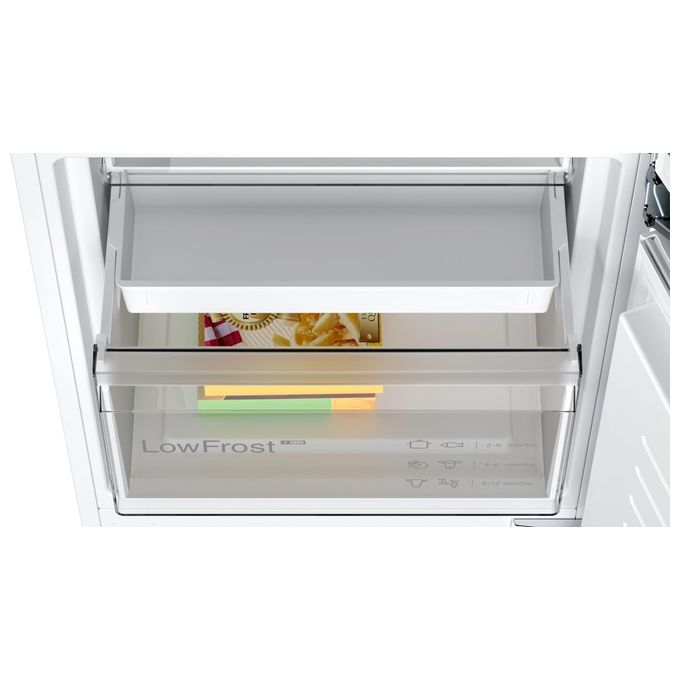 Bosch KIV86VSE0 Serie 4 Frigorifero Combinato da Incasso Capacita' 267 Litri Classe energetica E 177,2 cm Bianco