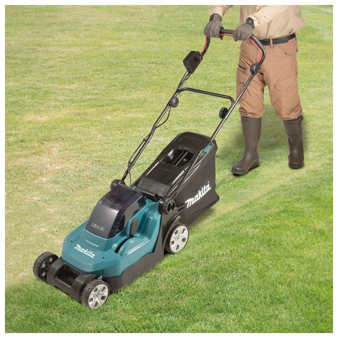 Makita Dlm382Pm2 Tosaerba-Rasaerba 18Vx2 38 Cm A Spinta