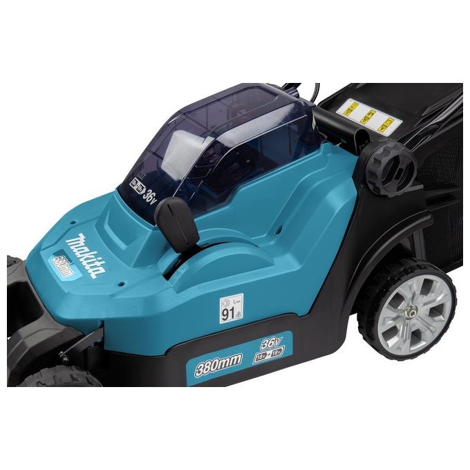 Makita Dlm382Pm2 Tosaerba-Rasaerba 18Vx2 38 Cm A Spinta