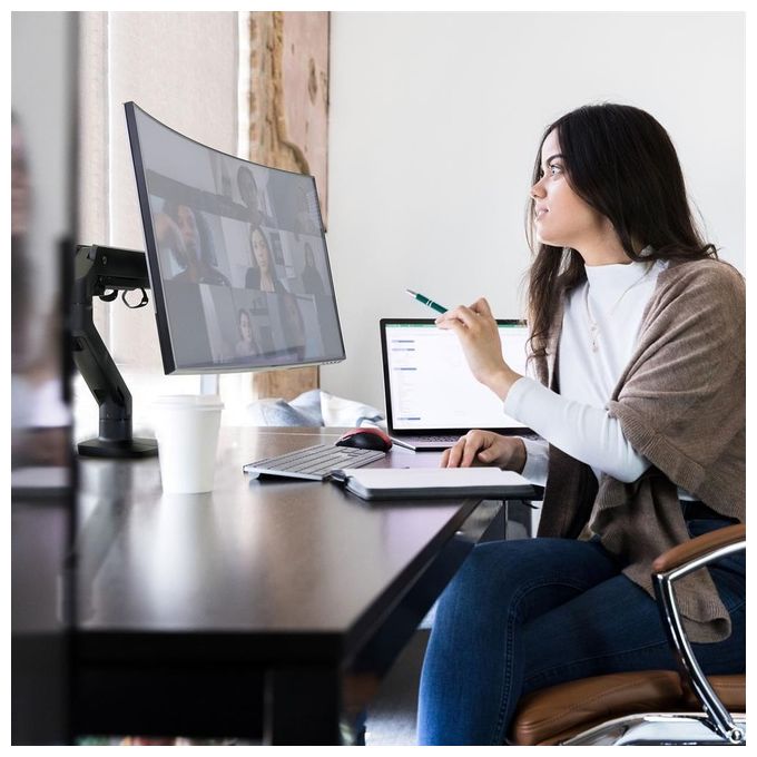 Ergotron Hx Desk Monitor Arm Mbk