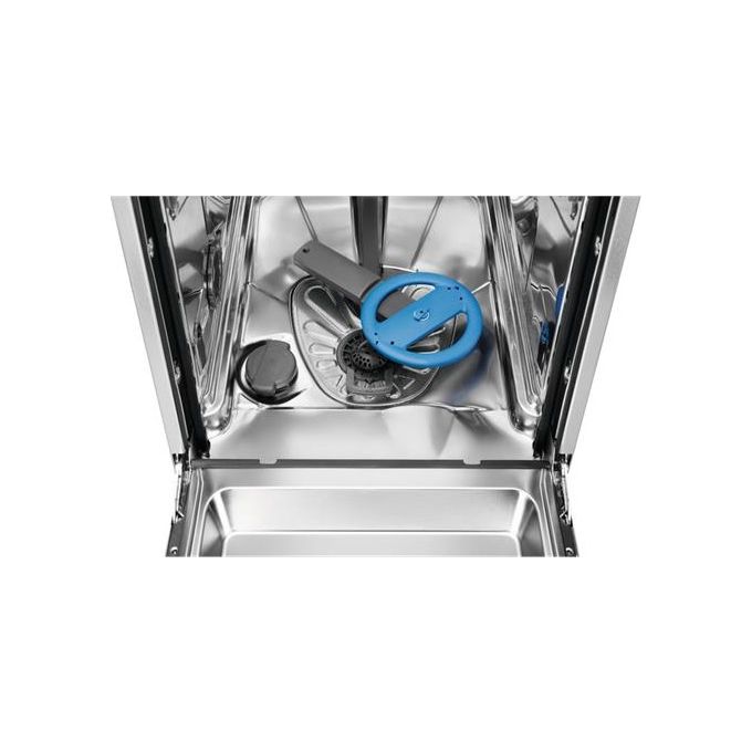 Electrolux EES42210IX Serie 600 Lavastoviglie Slim da incasso a Scomparsa parziale 9 Coperti Classe Energetica E 8 programmi AirDry Mulinello satellitare Sistema Pure Crystal 45cm