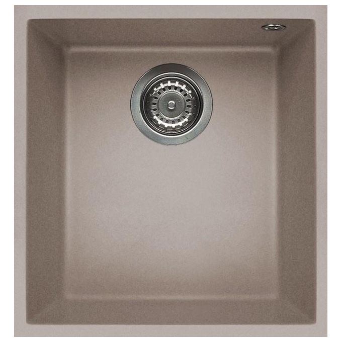 Elleci LGQ10043BSO Quadra 100 Lavello Granitek 1 Vasca 38 cm Tortora