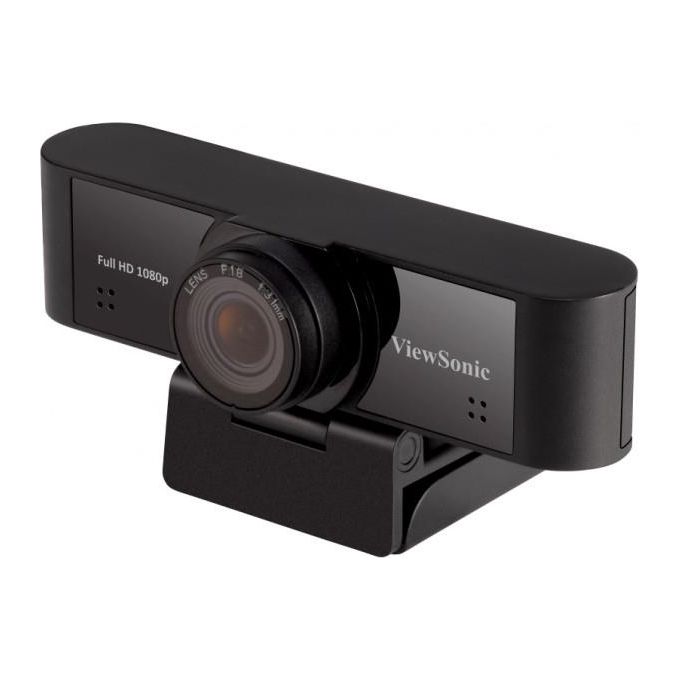Viewsonic Webcam Full Hd 1920x1080 a 30fps con Microfono Incorporato Nero