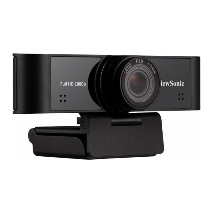 Viewsonic Webcam Full Hd 1920x1080 a 30fps con Microfono Incorporato Nero