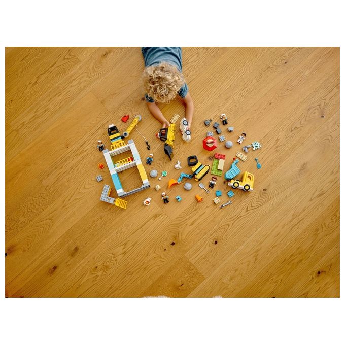 LEGO Duplo Town Cantiere Con Gru a Torre