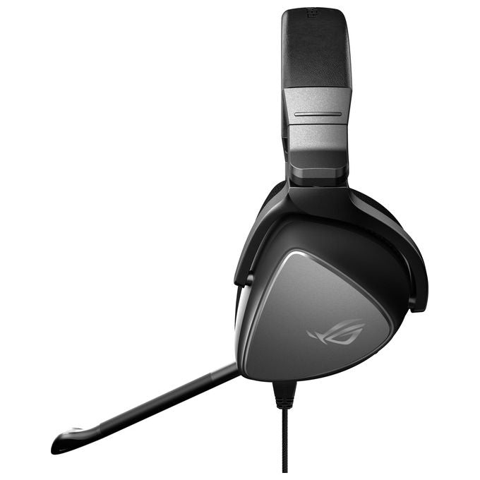 ASUS ROG Delta S Cuffia Gaming USB-C, Illuminazione RGB, Microfono con Cancellazione Rumore, MQA, 4 DAC ESS 9281, Design Leggero, Per PC, Mac, PS4-PS5, Nintendo Switch e Dispositivi Mobile, Nero