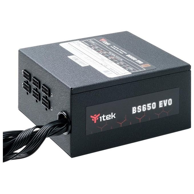 ITek BS650 Alimentatore per Computer 650W 24-Pin Atx Atx Nero