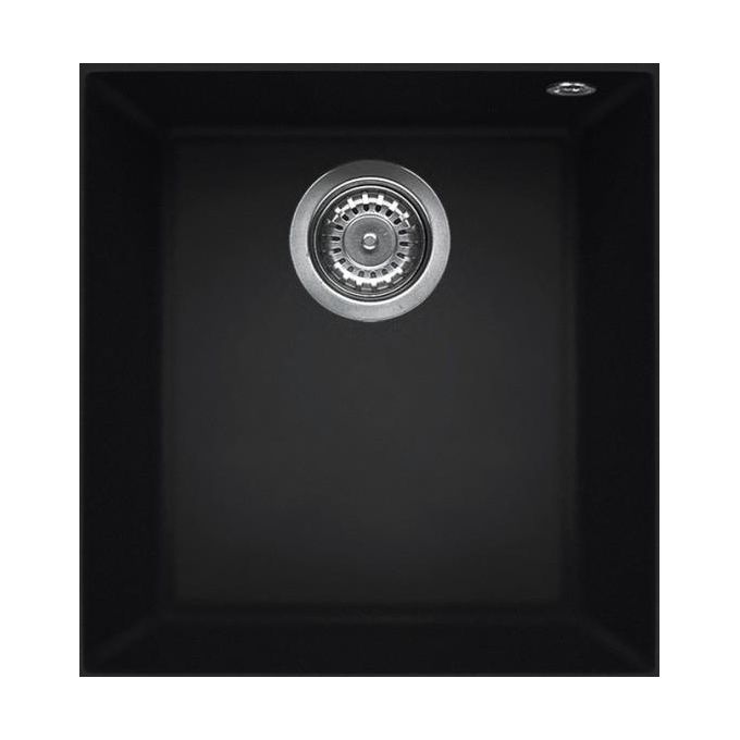Elleci LKQ10086BSO Quadra 100 Lavello Keratek 1 Vasca 38 cm Nero
