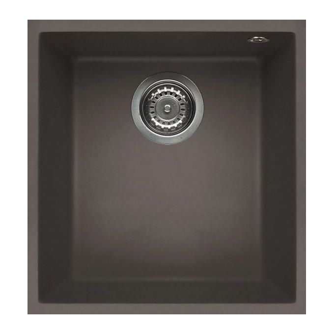 Elleci LKQ10093BSO Quadra 100 Lavello Keratek 1 Vasca 38 cm Grigio