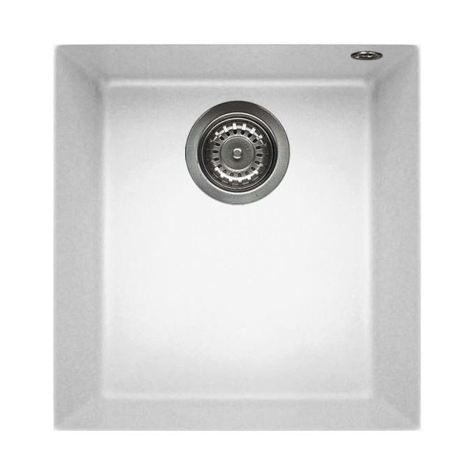 Elleci LKQ10096BSO Quadra 100 Lavello Keratek 1 Vasca  38 cm Bianco