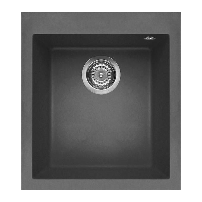 Elleci LKQ10099 Quadra 100 Lavello Keratek 1 Vasca 41 cm Grigio scuro