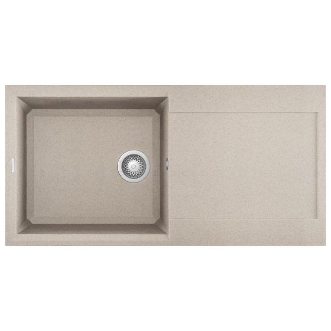 Elleci LGY48051 Easy 480 Lavello Granitek Gocciolatoio reversibile 1 Vasca 100 cm Avena