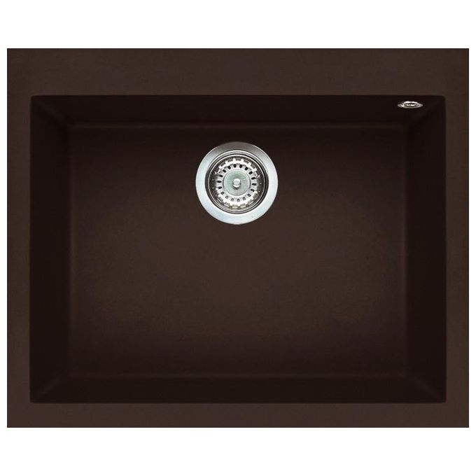 Elleci LMQ11078 Quadra 110 Lavello Metaltek 1 Vasca 61 cm Espresso