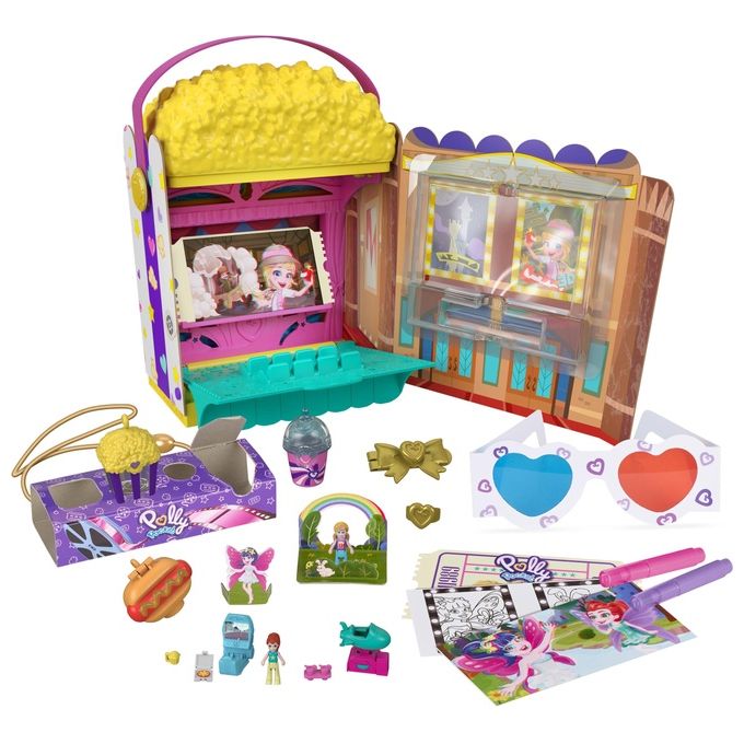 Mattel Polly Poket Cinema Popcorn