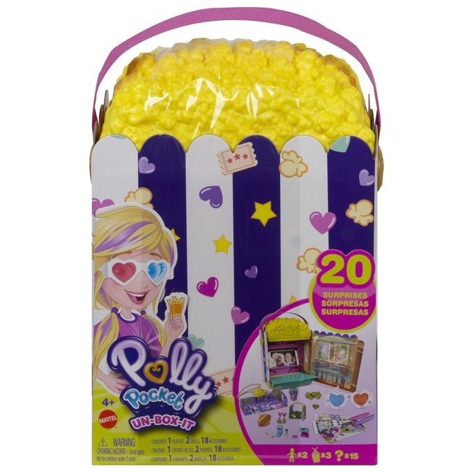 Mattel Polly Poket Cinema Popcorn