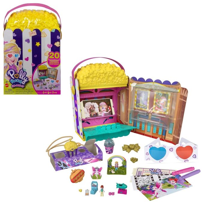 Mattel Polly Poket Cinema Popcorn