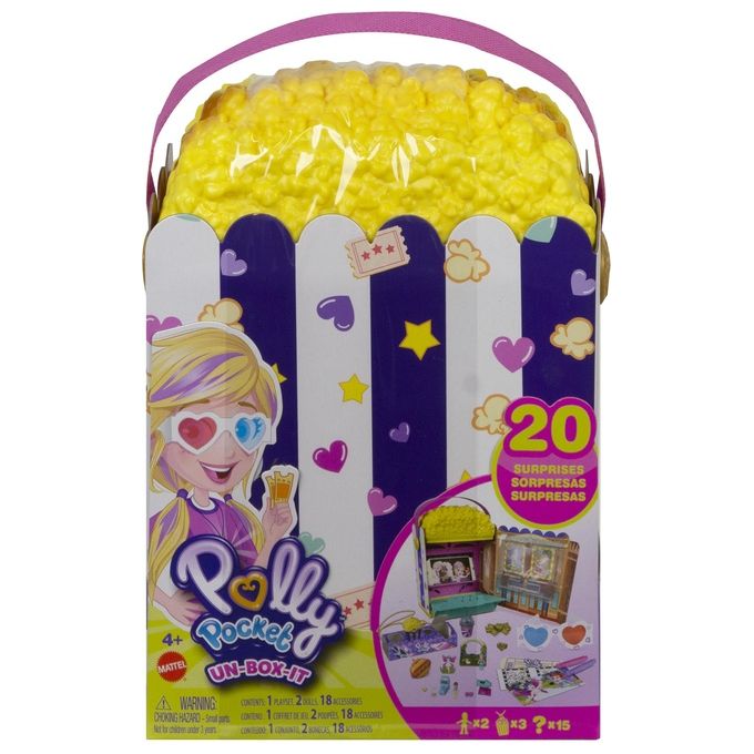 Mattel Polly Poket Cinema Popcorn