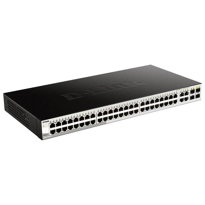 D-Link DGS-1210-52 Switch di Rete Gestito L2 Gigabit Ethernet 10-100-1000 1U Nero