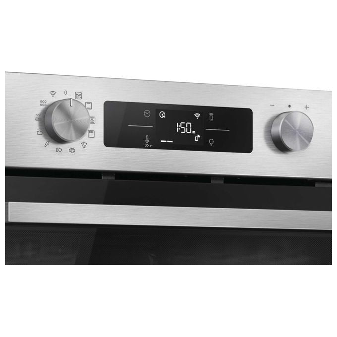 Candy CA6 N3B1HTX Forno Elettrico da Incasso Ventilato Multifunzione con Grill 78 Litri 60 cm Classe A colore Nero - Inox
