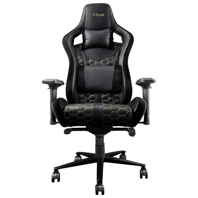 Trust GXT 712 Resto Pro Sedia per Gaming Universale Nero-Giallo