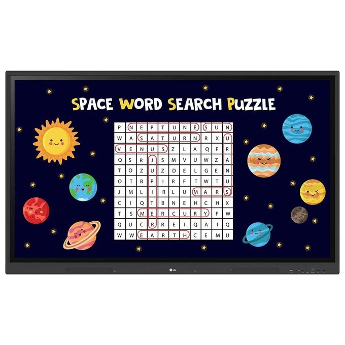 LG CreateBoard Lavagna Interattiva 55'' 3840x2160 Pixel Touch Screen Nero USB - RF Wireless