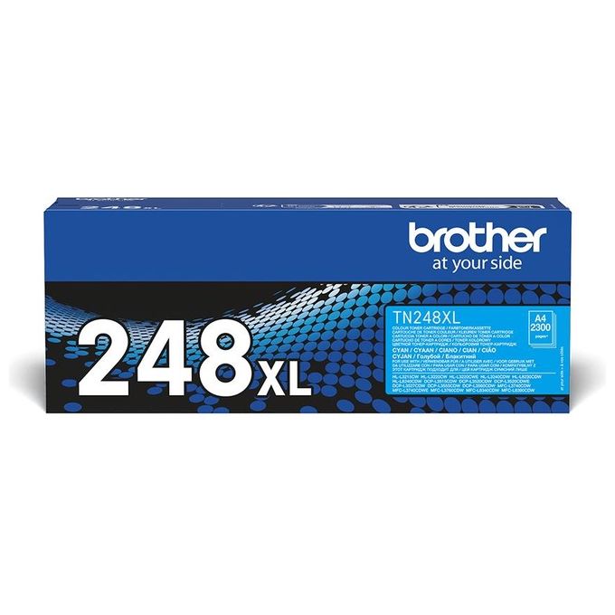 Brother TN-248XLC Toner 1 Pezzo Originale Ciano