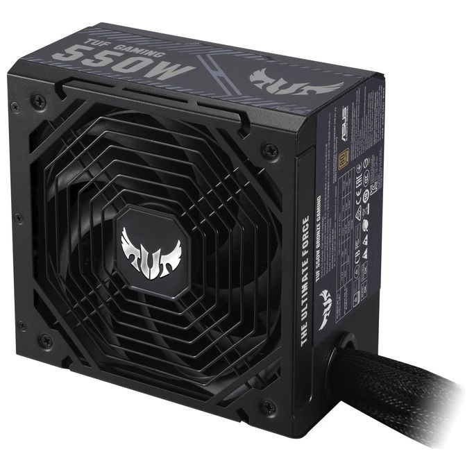 [ComeNuovo] ASUS TUF Gaming 550W Alimentatore Bronze con certificazione Military Grade PCB rinforzato ventola Axial Tech Tecnologia 0dB cavi sleevati 6 anni di garanzia
