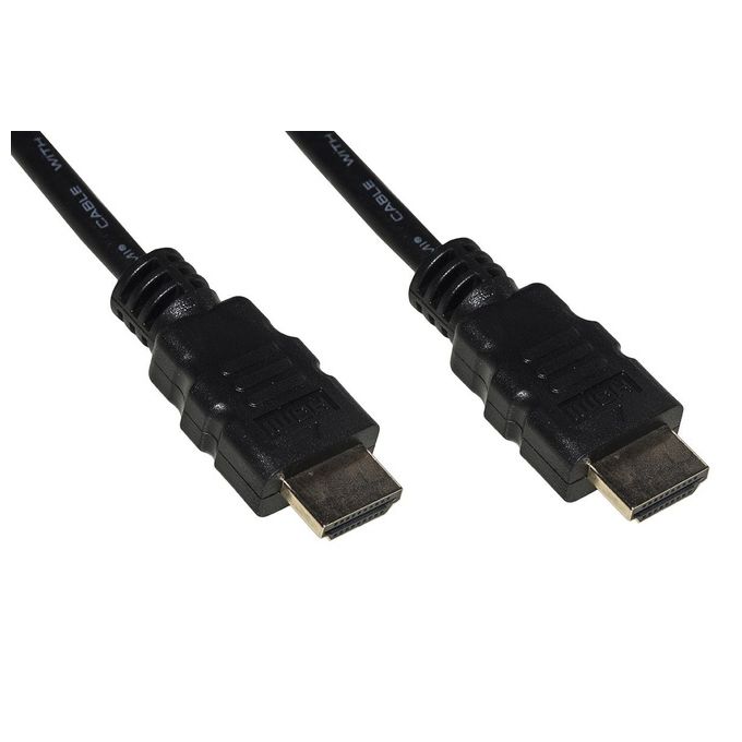 Link cavo hdmi 4kx2k per pc, notebook, hdtv, ecc contatti dorati mt 5 colore nero