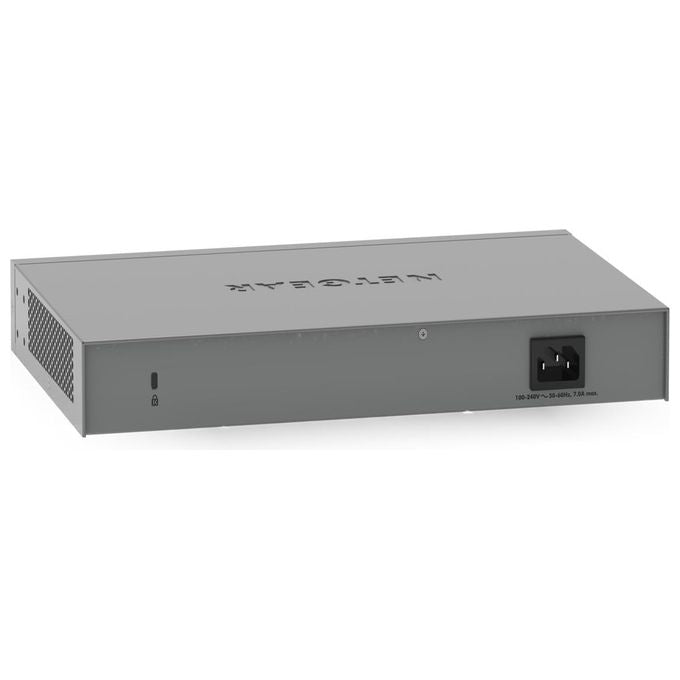 Netgear MS510TXUP Switch di Rete Gestito L2-l3-l4 10g Ethernet 100-1000-10000 Supporto Power Over Ethernet Grigio-Blu