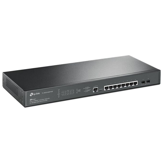 TP-Link TL-SG3210XHP-M2 Switch di Rete Gestito L2+ Nero