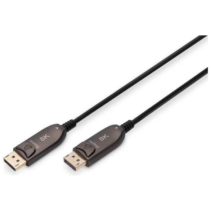 Digitus Cavo in Fibra Ottica Ibrido Displayport Aoc Uhd 8K 20mt