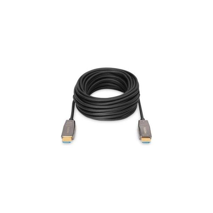 Digitus cavo in fibra ottica ibrido hdmi aoc, uhd 8k, 20 m