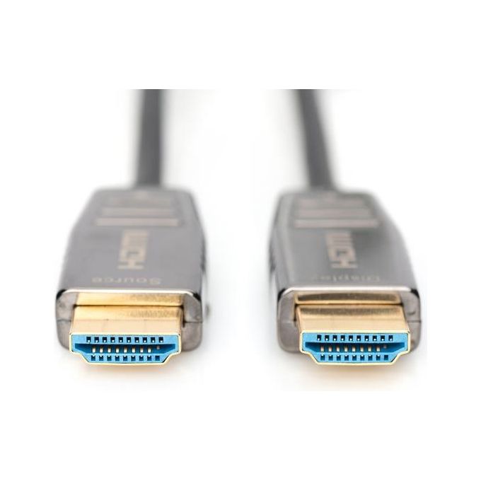 Digitus cavo in fibra ottica ibrido hdmi aoc, uhd 8k, 30 m