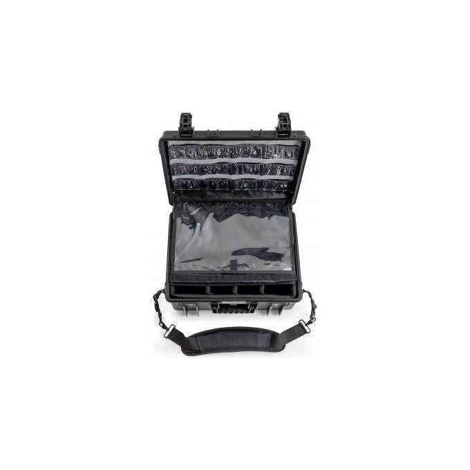 BandW 6000-B-MED Valigetta Custodia Rigida Kit di Emergenza Medica Impermeabile IP67 Polipropilene Temperatura -30 a 80 °C colore Nero