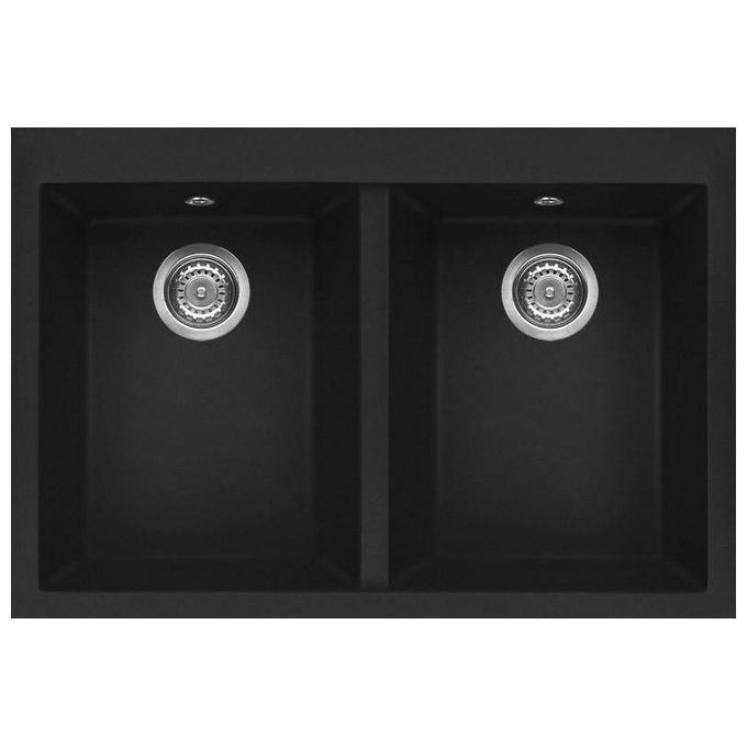 Quadra Rda340 Elleci LGQ34040 Quadra 340 Lavello Granitek 2 Vasche 80 cm | Yeppon