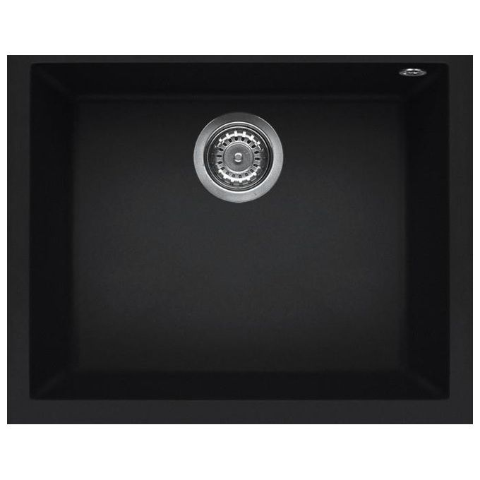 Elleci LKQ10586 Quadra 105 Lavello Keratek 1 Vasca 54 cm Nero