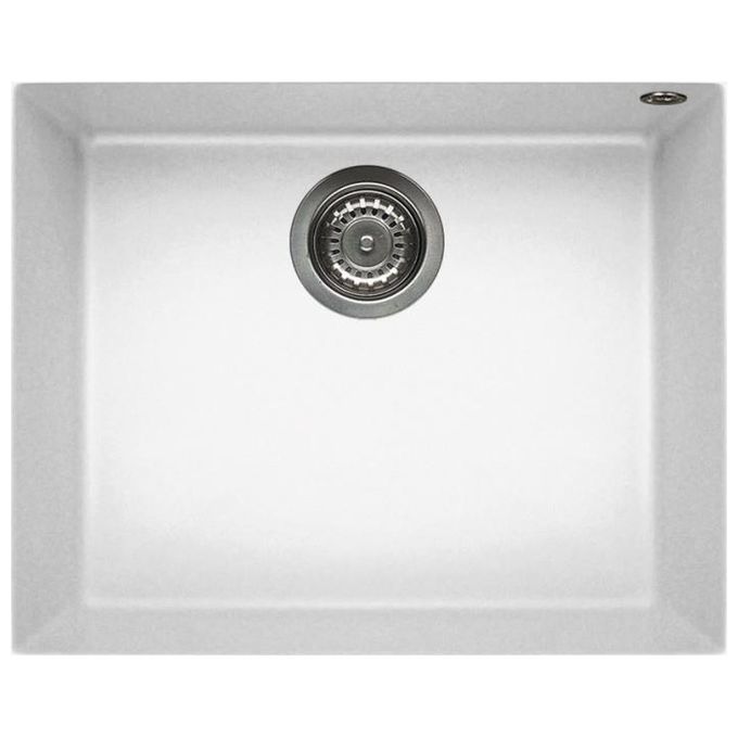 Elleci LKQ10596BSO Quadra 105 Lavello Keratek 1 Vasca 54 cm Bianco