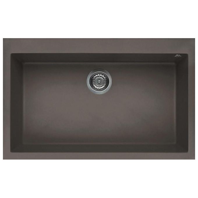 Elleci LKQ13093 Quadra 130 Lavello Keratek 1 Vasca 79  cm Grigio
